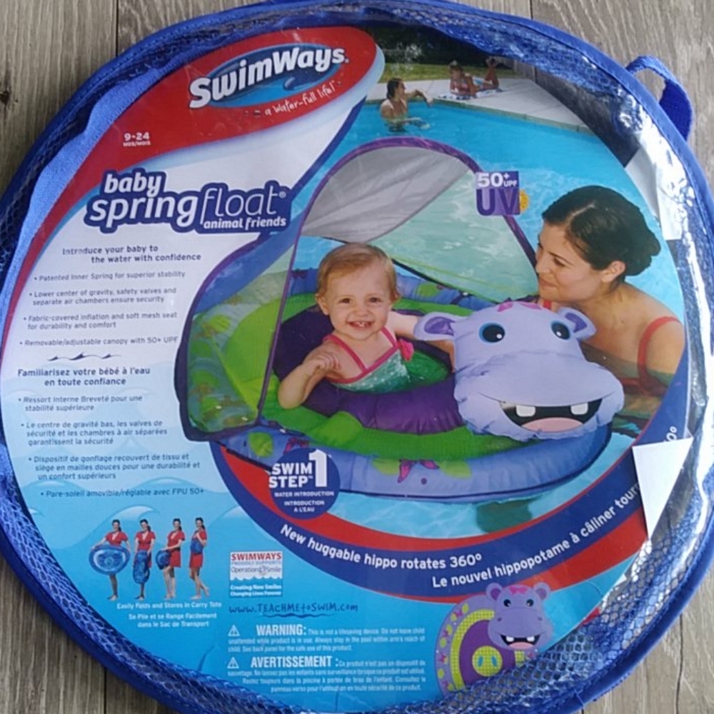 NWOT Swimways baby spring floats animal friends